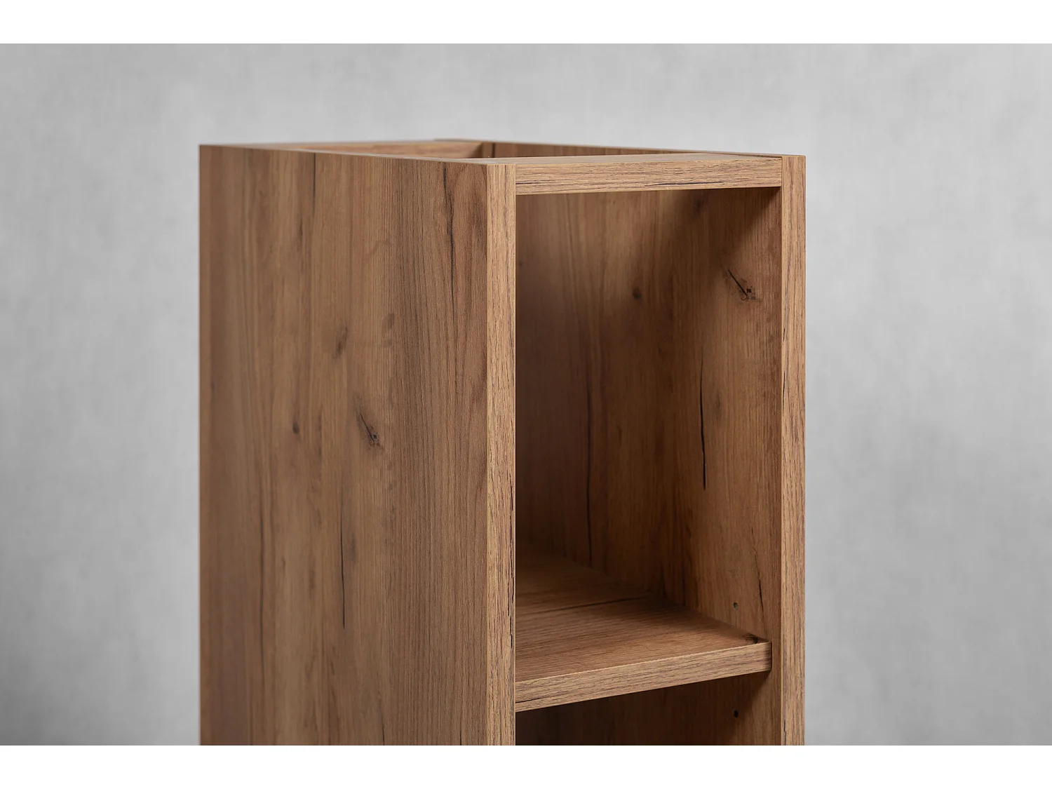 Meuble de salle de bain 20 cm chêne craft doré