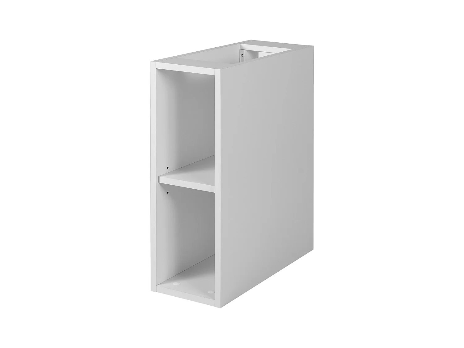 Estantería de baño 20 cm blanco