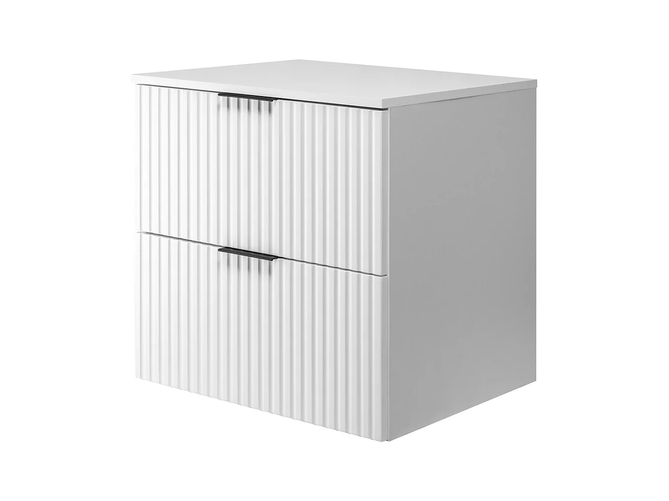 Meuble de salle de bain FLOW 60 cm blanc avec plan