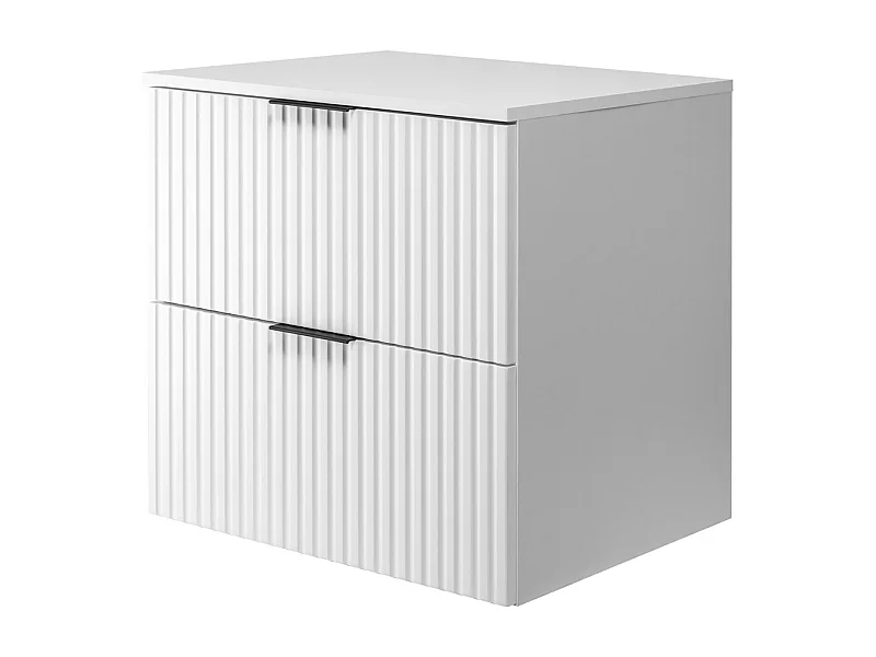 Meuble de salle de bain FLOW 60 cm blanc avec plan