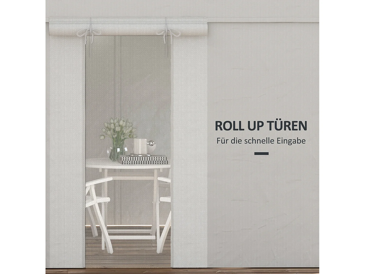 Toit de remplacement pour pavillon avec 2 murs, imperméable, pour jardin, en polyester, blanc (360x300x270 cm)