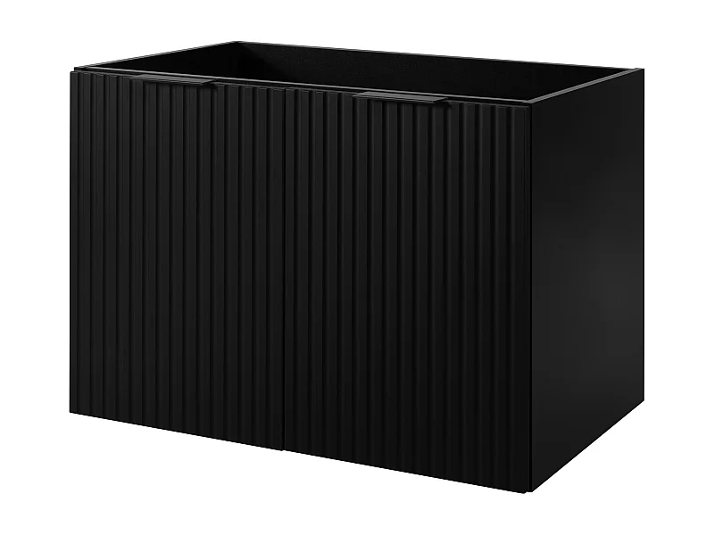 Waschtischunterschrank FLOW/MODERN 80 cm Schwarz