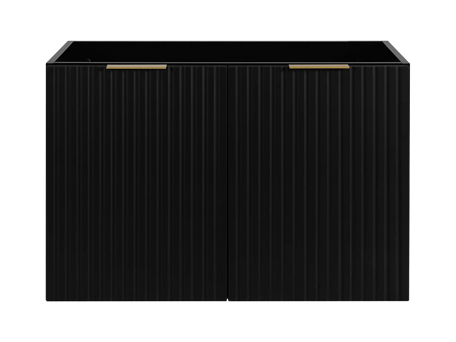 Meuble de salle de bain FLOW/MODERN 80 cm noir