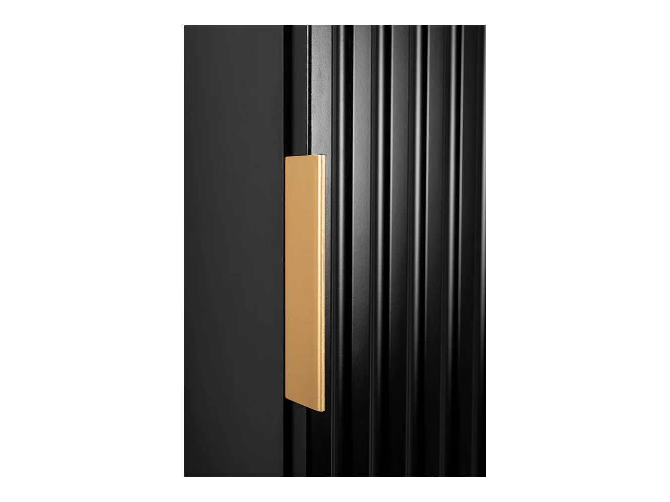 Colonne de salle de bain striée FLOW 136 cm noir