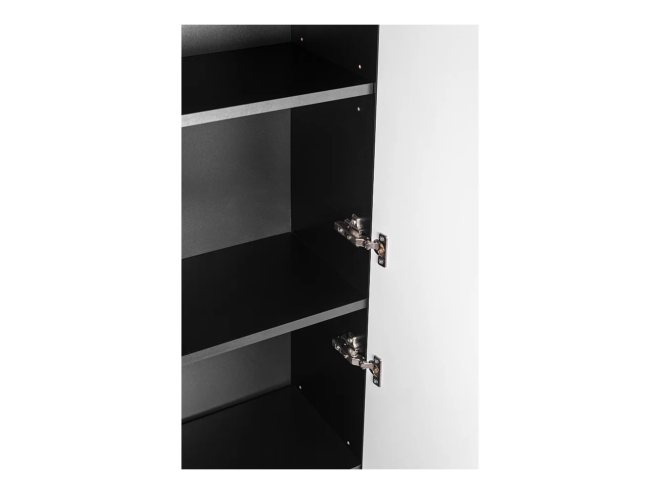 Colonne de salle de bain striée FLOW 136 cm noir