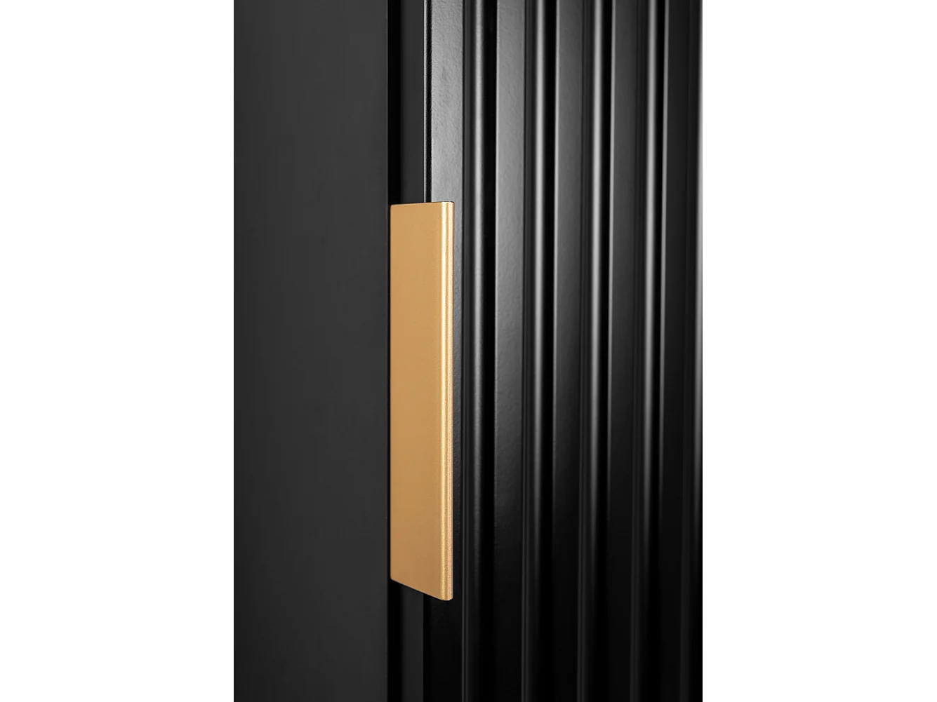 Colonne de salle de bain striée FLOW 136 cm noir