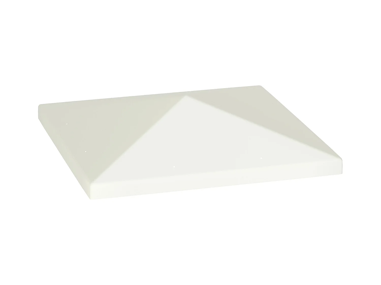 Remplaçant de toit pour pavillon 3 x 3 m, toit étanche en polyester, avec œillets de drainage, gris clair (298x298x1 cm)