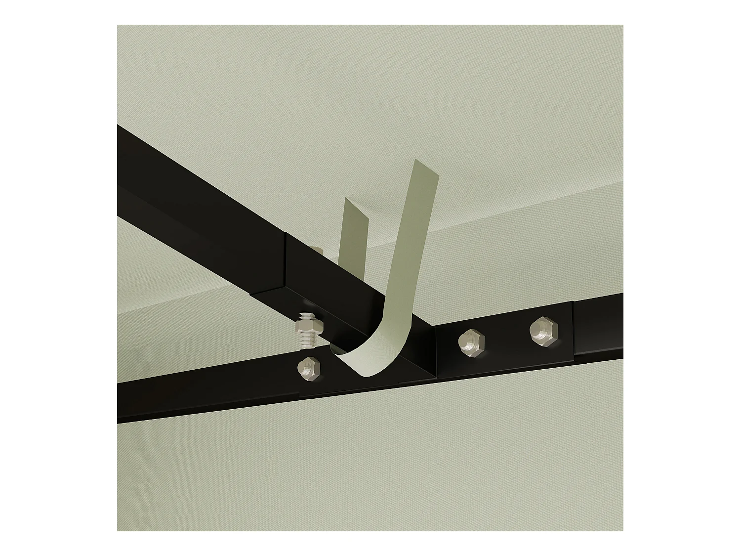 Remplaçant de toit pour pavillon 3 x 3 m, toit étanche en polyester, avec œillets de drainage, gris clair (298x298x1 cm)