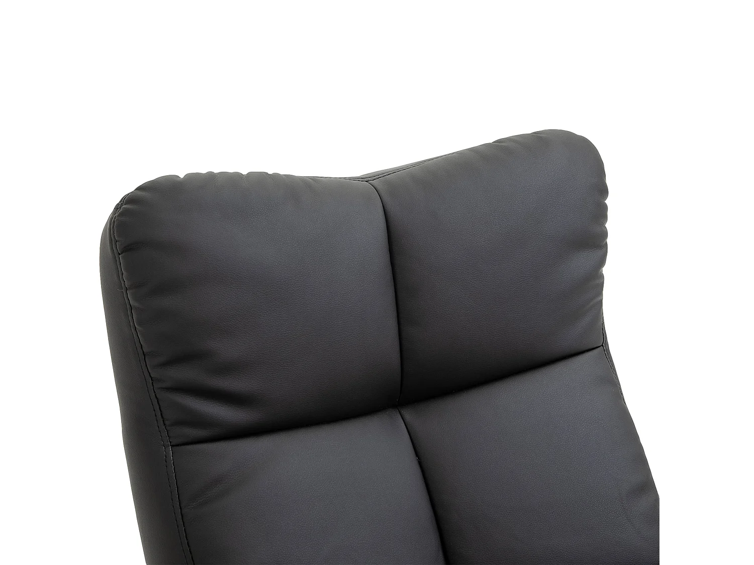 Fauteuil de relaxation avec fonction massage, pouf avec rangement, 145° inclinaison, revêtement polyester, noir (80x86x99 cm)