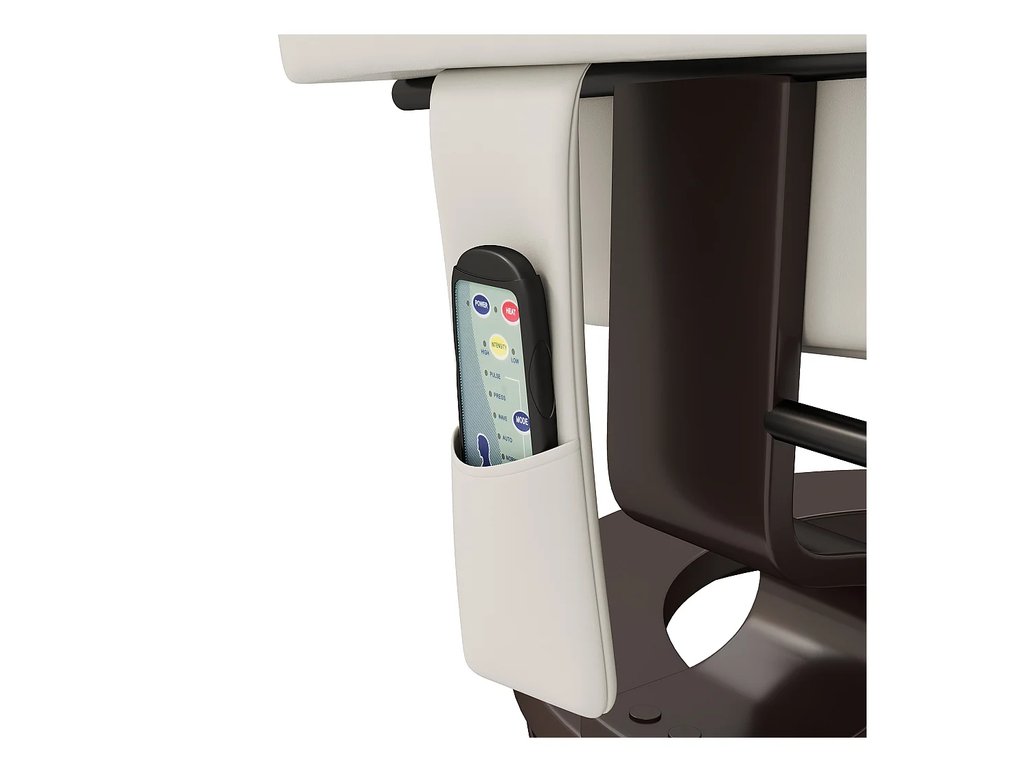 Relaxsessel Drehbar mit Fußhocker und Massage, Elektrischer Fernsehsessel mit Liegefunktion, Kunstleder, Cremeweiß (79x82x101 cm)