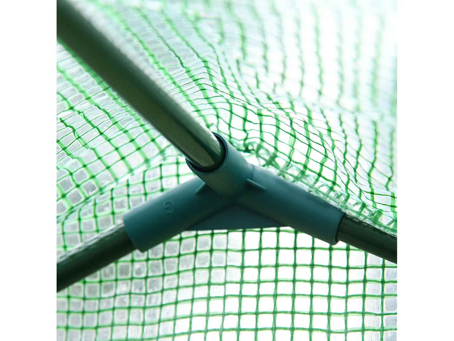 Serre de jardin en PVC, Acier, Verte (180x100x168 cm)