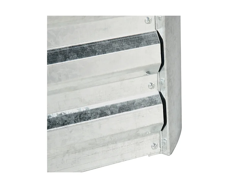 Jardin surélevé avec treillis et 3 étagères, bac à plantes en bois, pour plantes grimpantes, gris (53x53x90 cm)