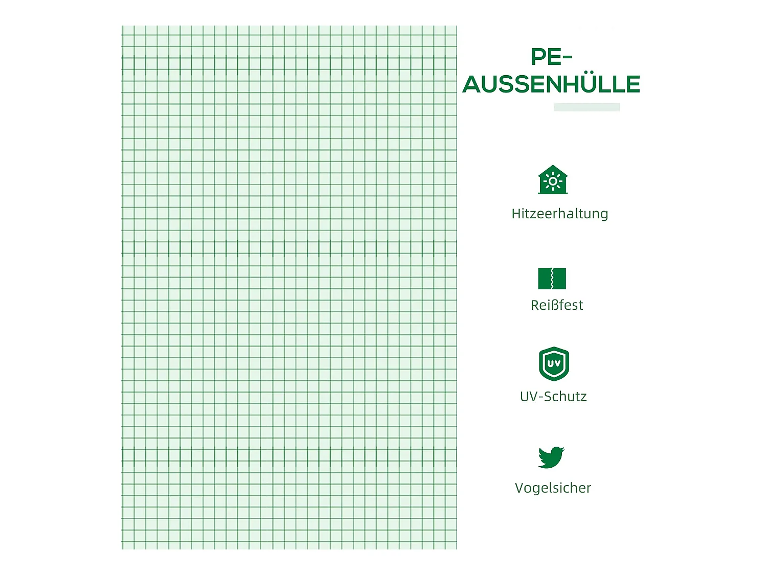 Serre de jardin mini, avec fenêtres roulables, en PE, pour tomates et plantes, verte (120x60x60 cm)