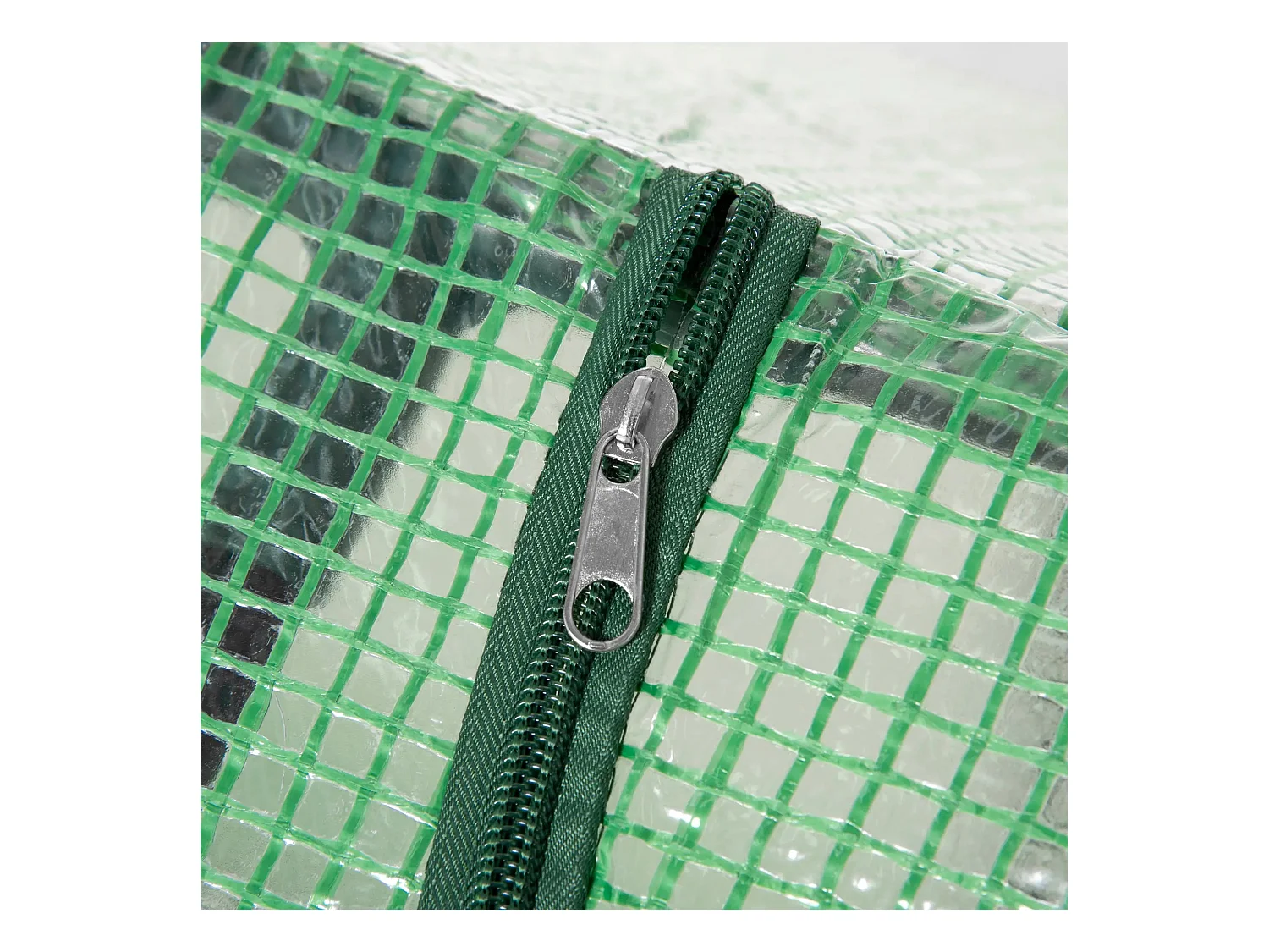 Serre de jardin mini, avec fenêtres roulables, en PE, pour tomates et plantes, verte (120x60x60 cm)