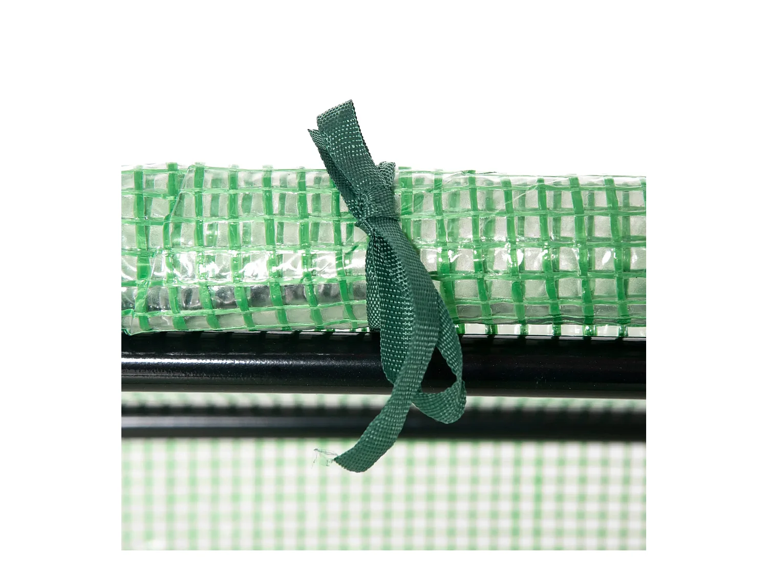 Serre de jardin mini, avec fenêtres roulables, en PE, pour tomates et plantes, verte (120x60x60 cm)