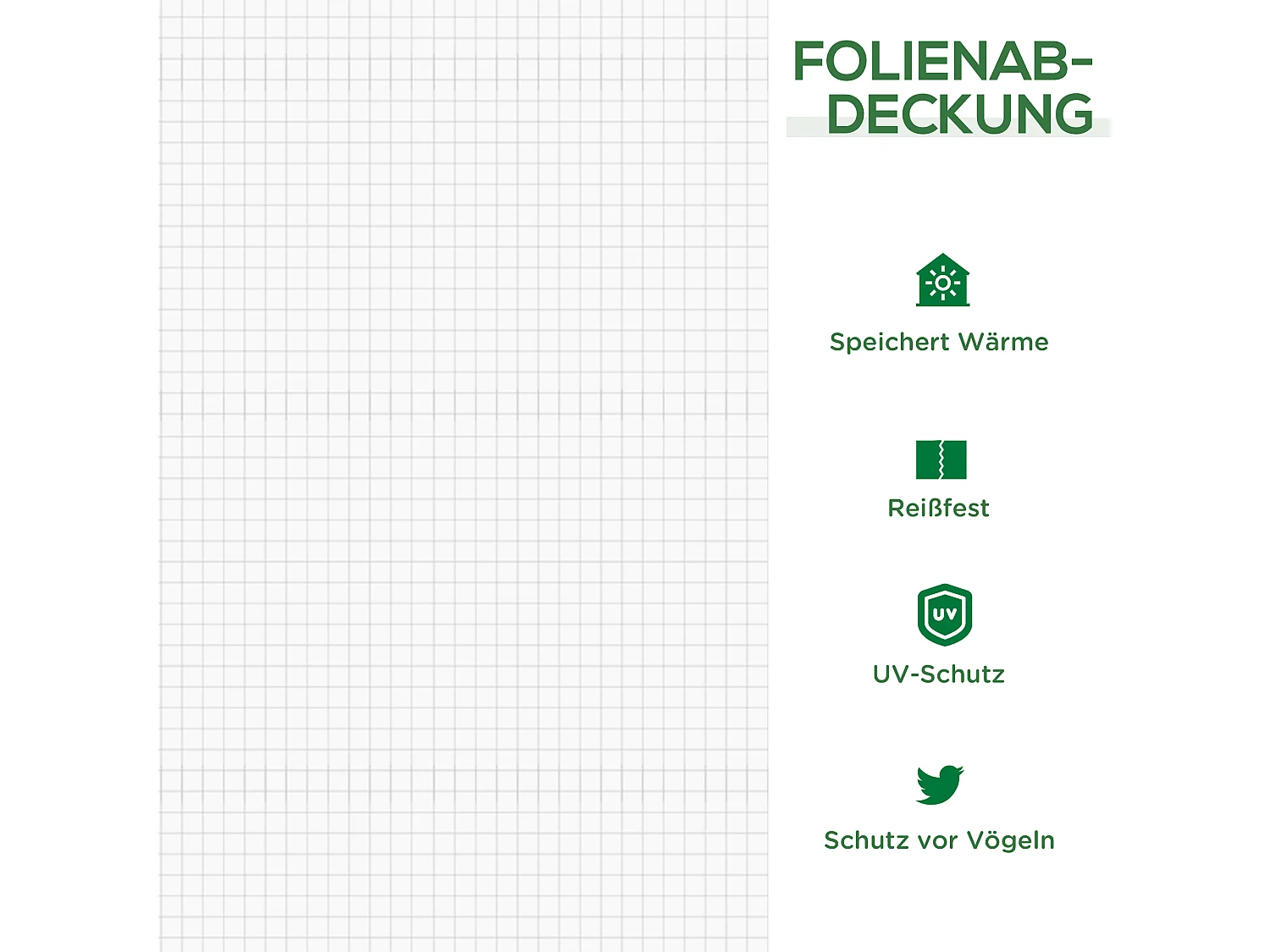 Minikas met rolramen, stalen constructie, wit (180x90x90cm)