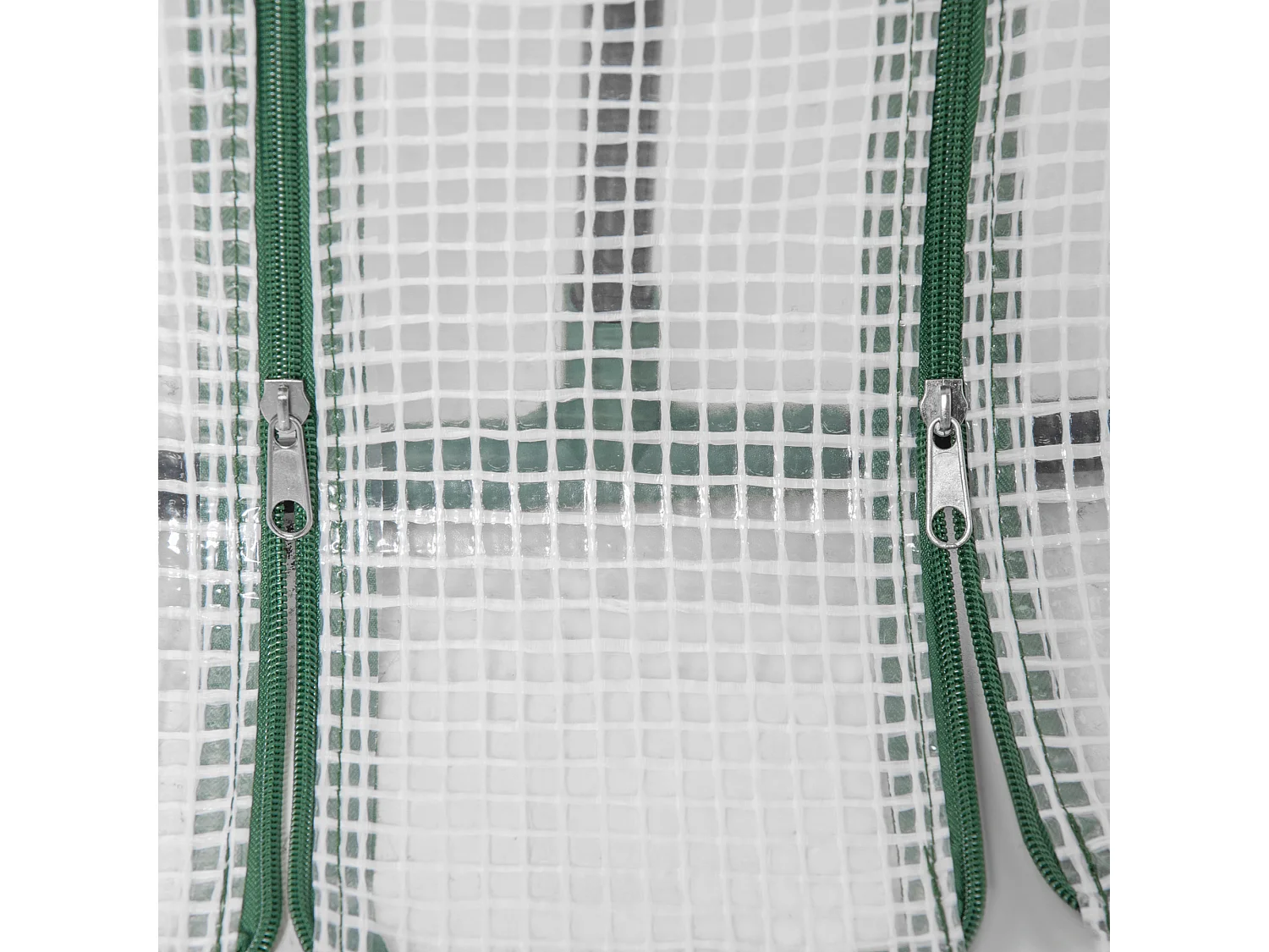 Minikas met rolramen, stalen constructie, wit (180x90x90cm)