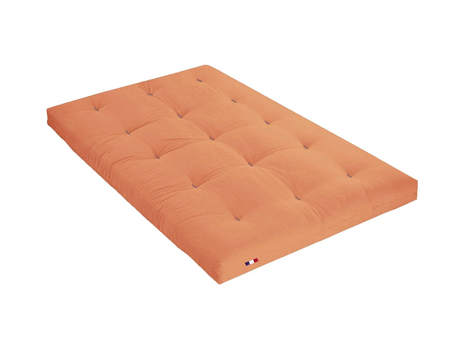 Matelas futon latex et fibres, fabrication française Couleur - Goyave, Dimensions - 140 x 190 cm