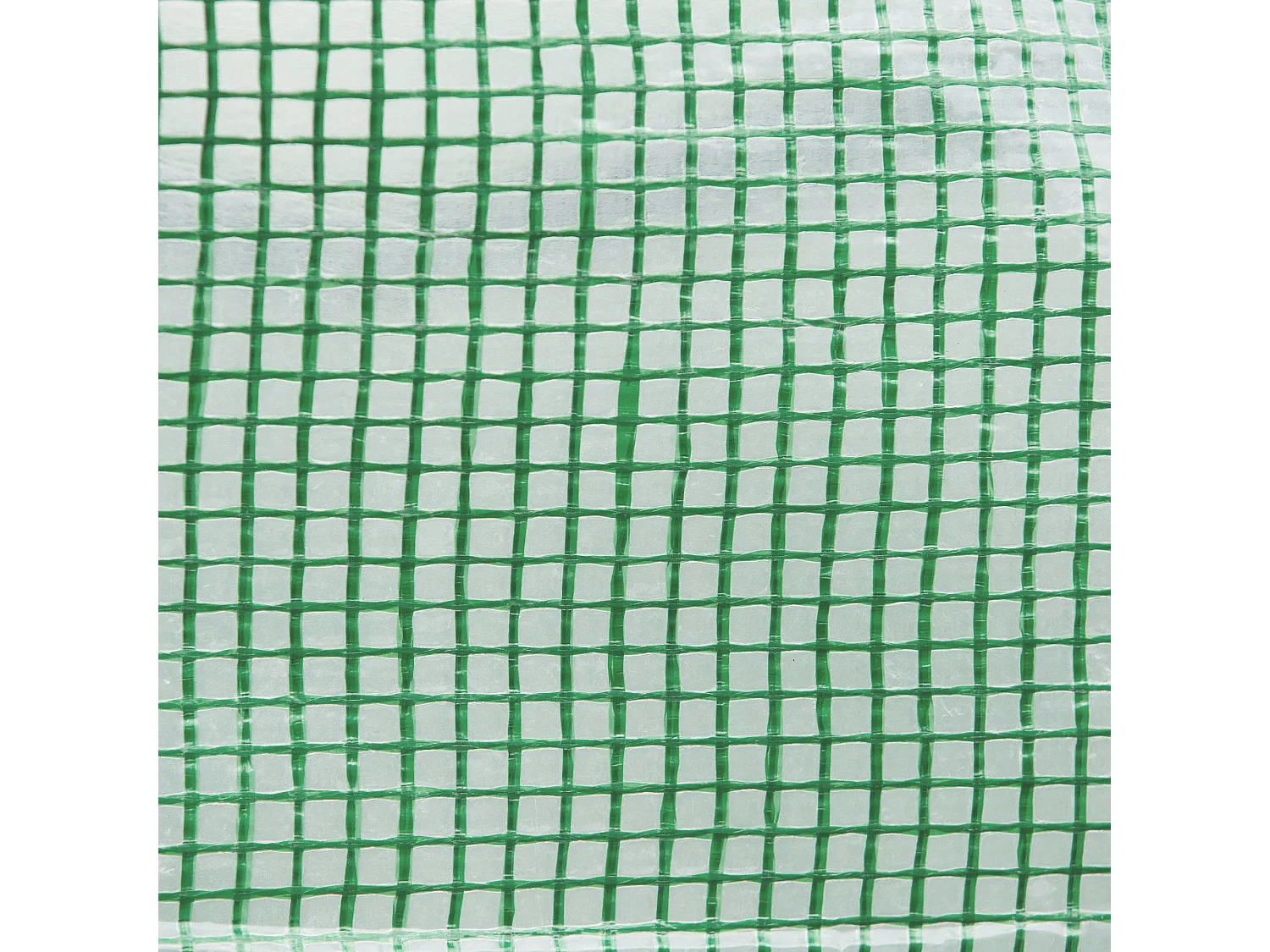 Serre tunnel avec fenêtres roulables, protection UV et vent, structure en acier, verte (200x300x200 cm)