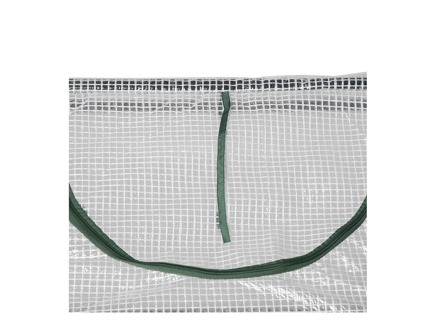 Serre de jardin en film avec fenêtre, PE, structure en acier, blanche (120x60x60 cm)