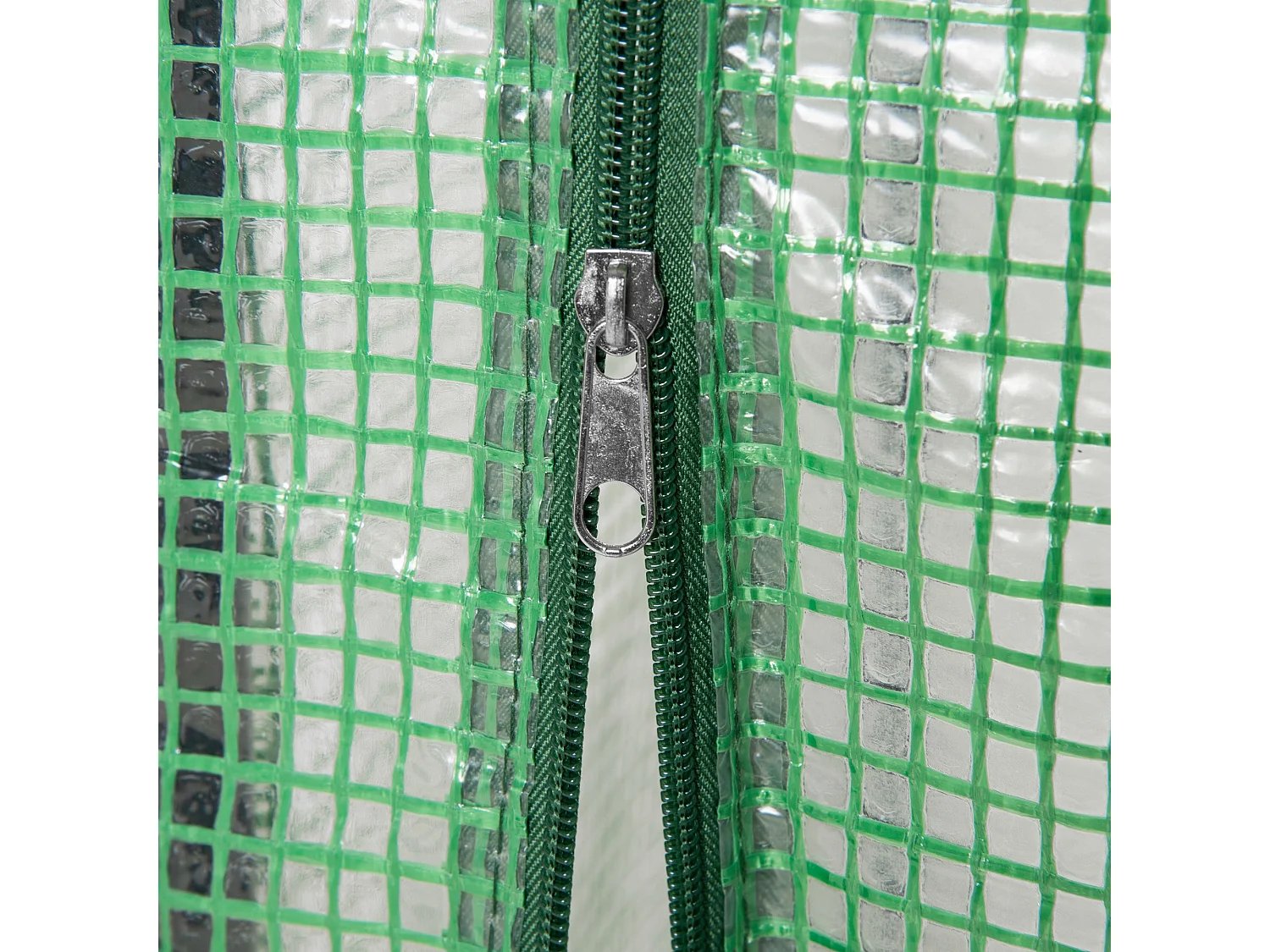 Serre de Jardin avec Porte enroulable, en Plastique et Acier, Vert (100x50x150 cm)