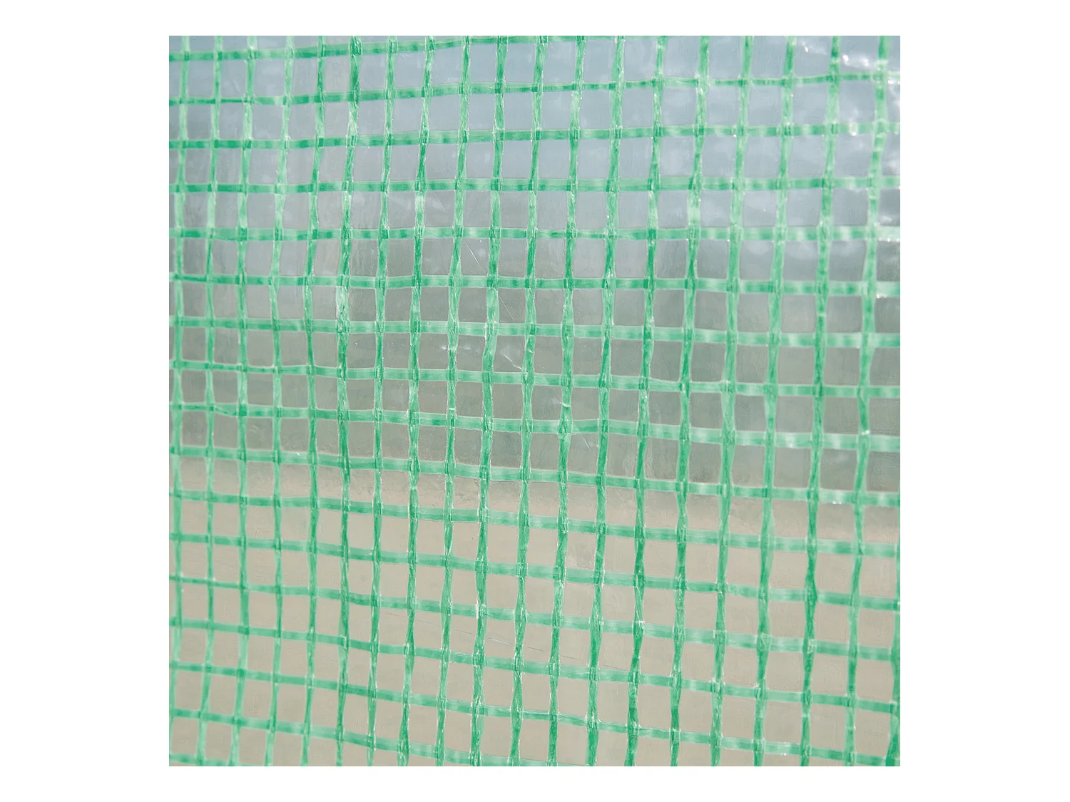 Serre tunnel 2,95x2x2m, avec 6 fenêtres, protection UV, acier, vert (295x200x200 cm)