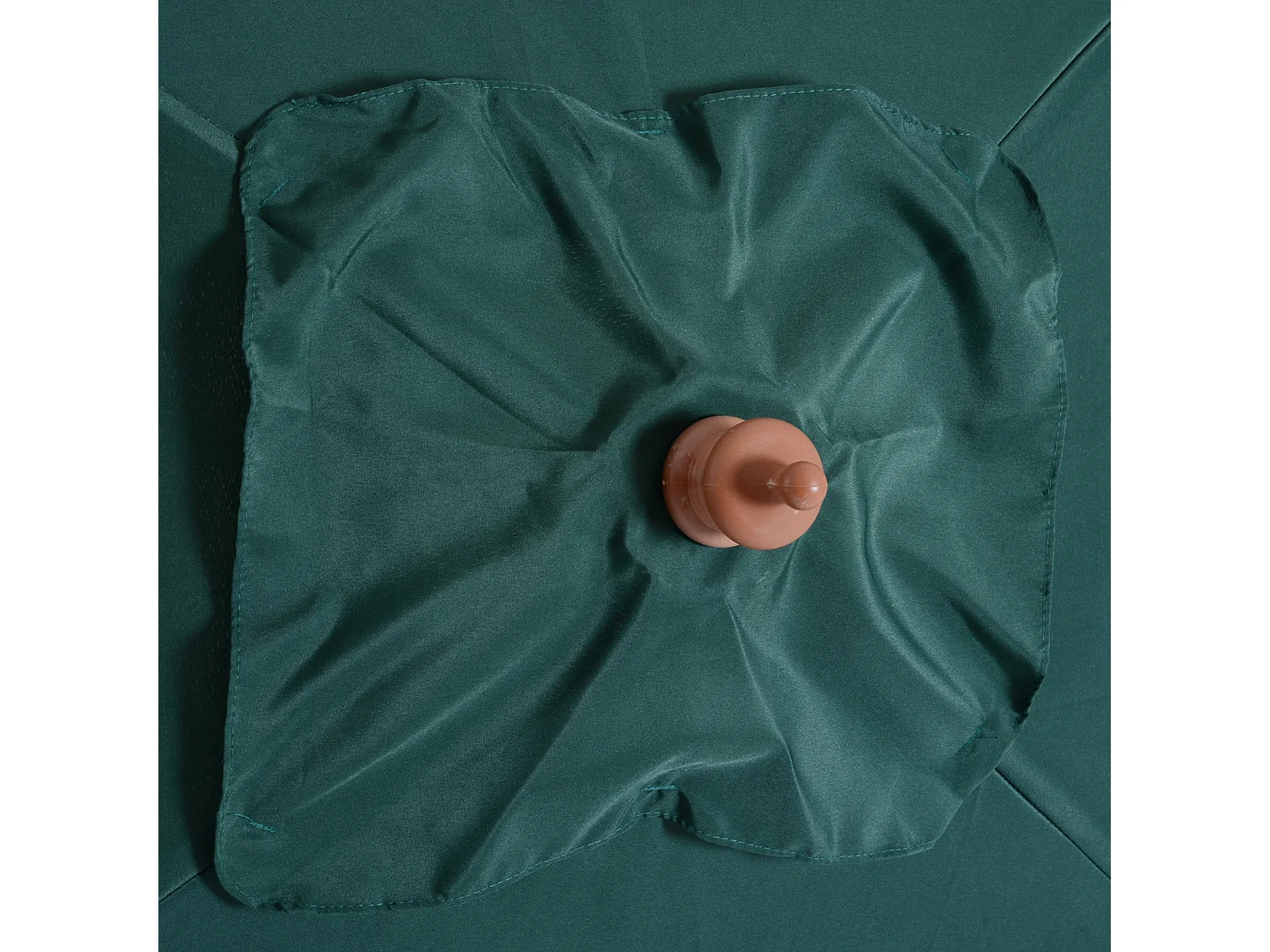 Houten kantelbare parasol, 3 standen, groen, 200x150 cm (L200xB150xH235 cm)