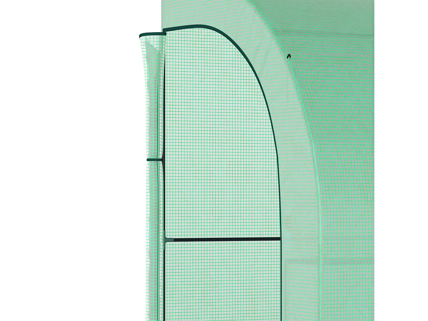 Tuinkas met planken en ramen, versterkte kunststof kas, staal, groen, monteerbaar, voor balkon, tuin, tomaten en planten (300x150x213 cm)