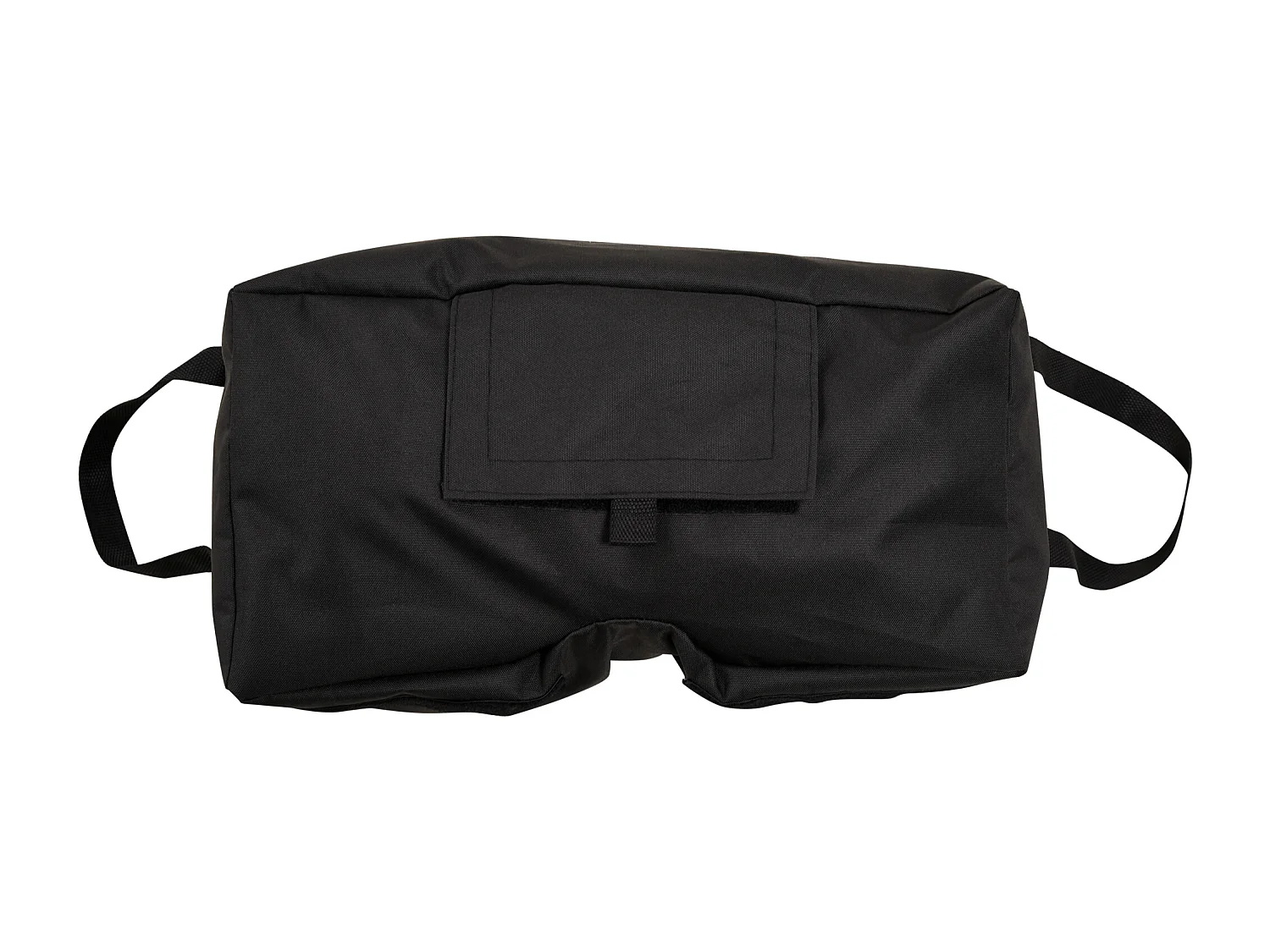 Parasolstandaard zandzak, 2 vulbare zakken 50kg, Oxford stof, zwart (50x50x18 cm)