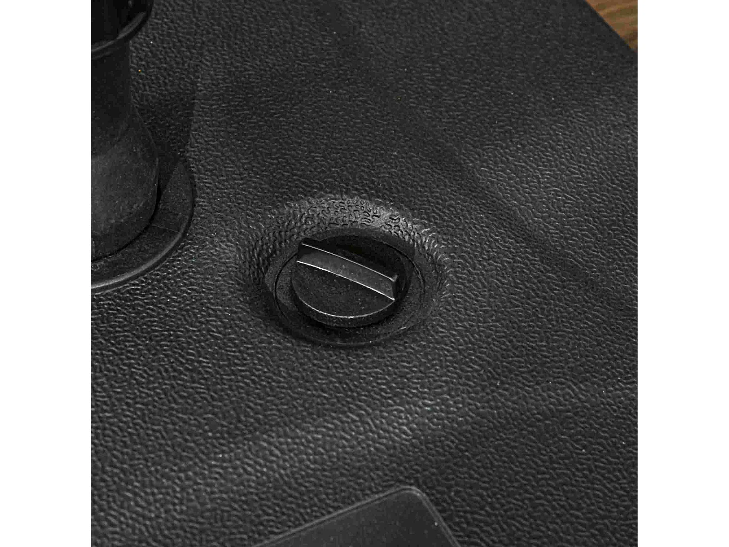 Parasolvoet met zand of water, zwart, kunststof, stabiel tot 30 kg (46x45x26 cm)