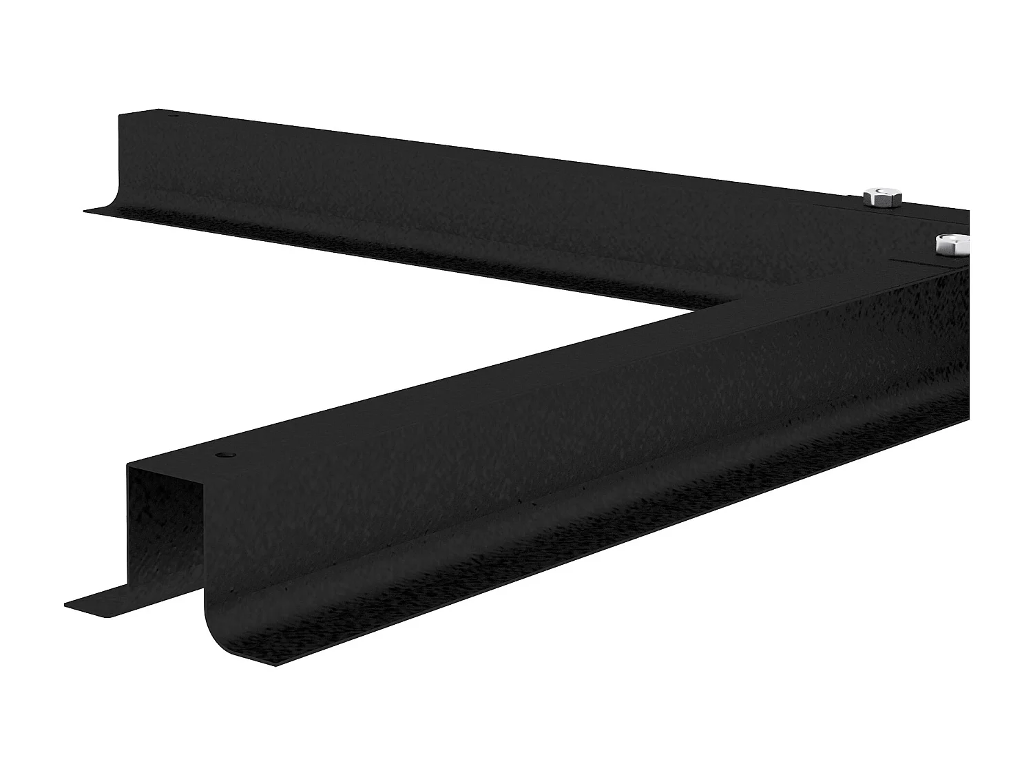 Kruisvormige parasolvoet, metaal, zwart, stabiel, verstelbaar voor diameters 38-48 mm (100x100x75 cm)