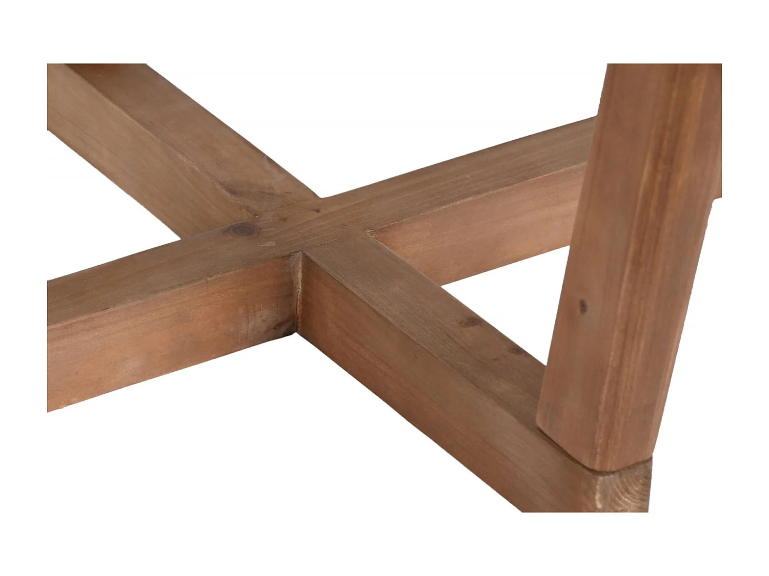 Table basse en verre et bois épicéa élégance naturelle