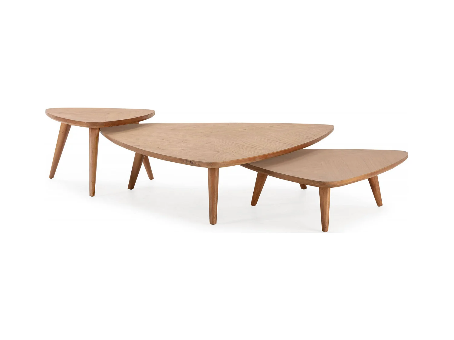 Table basse élégante en cèdre pour salon