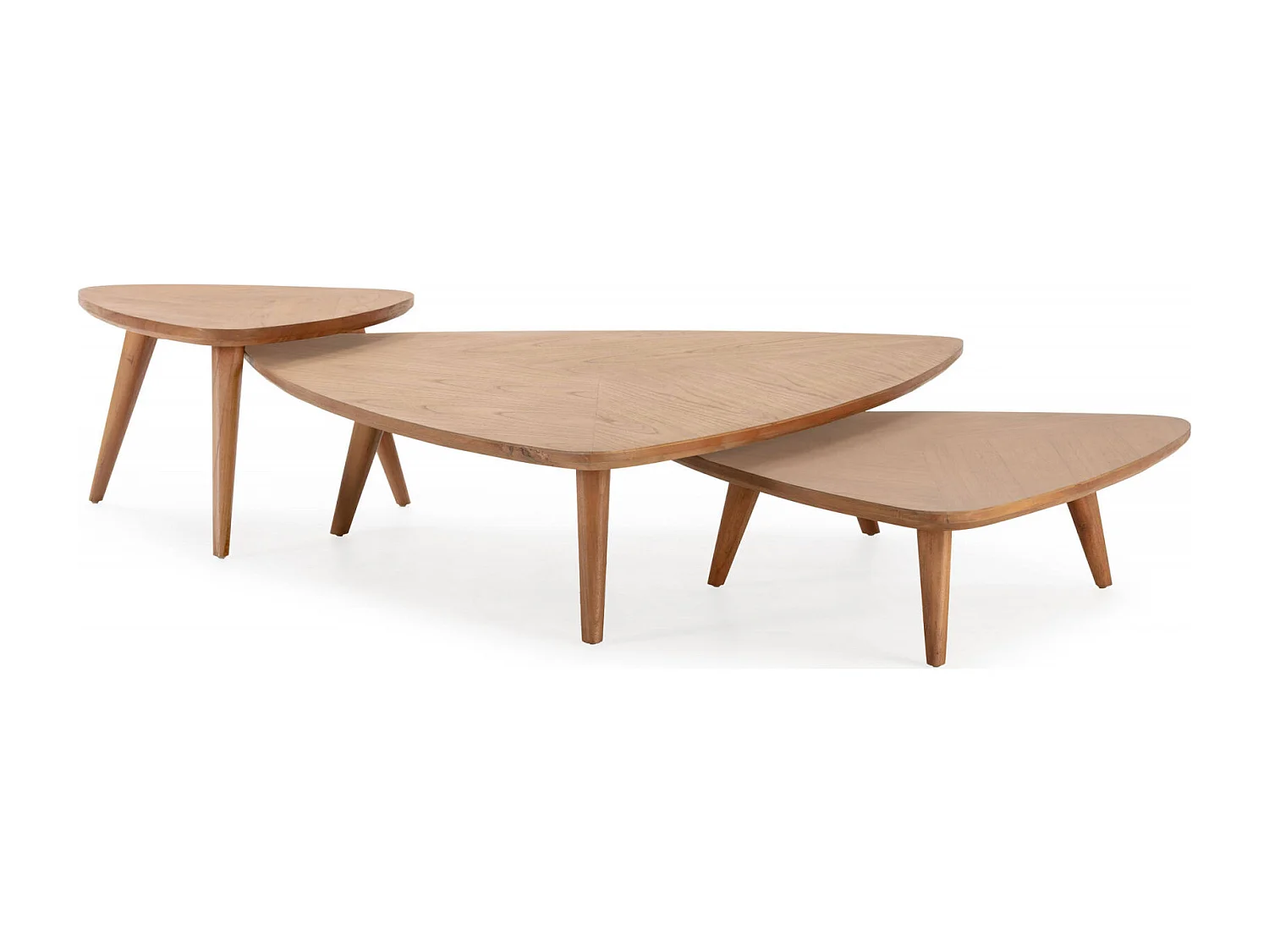 Table basse élégante en cèdre pour salon