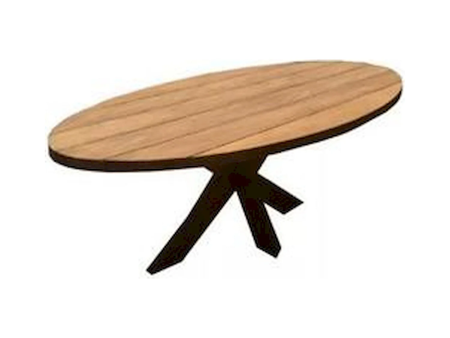 Table basse bois naturel et métal noir élégance salon