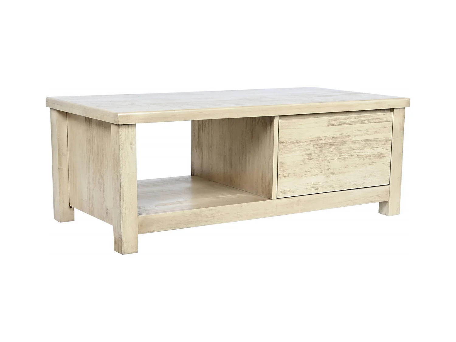 Table basse chic en acacia pour salon élégant