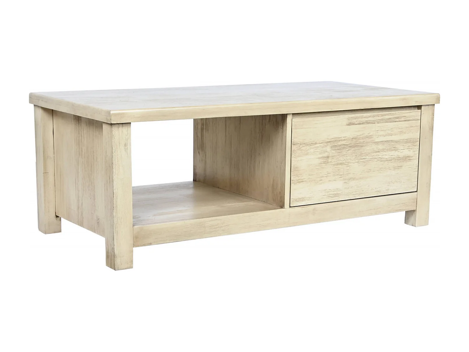 Table basse chic en acacia pour salon élégant