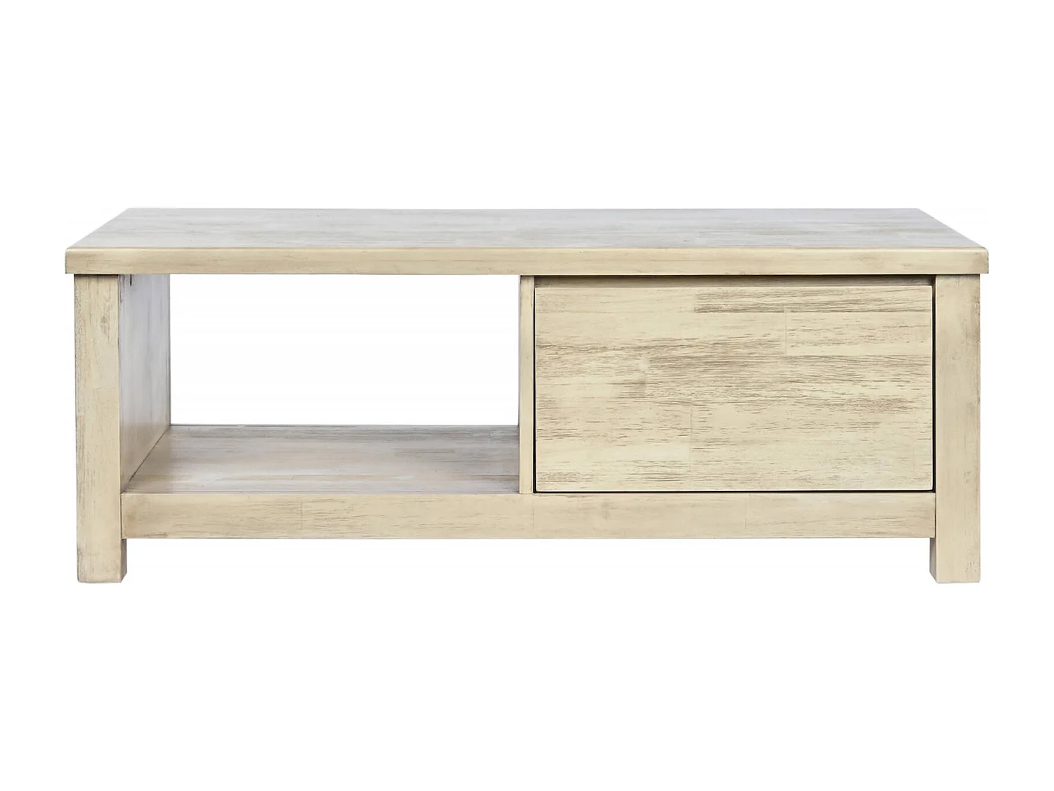 Table basse chic en acacia pour salon élégant