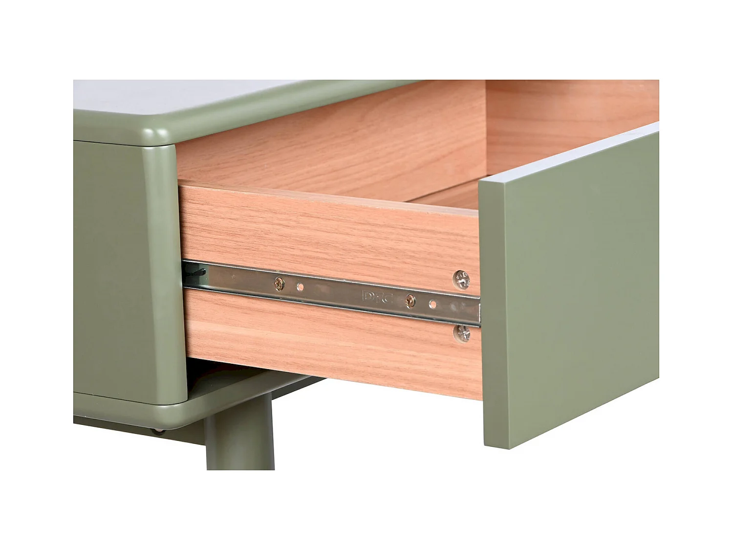 Table basse élégante verte et pratique salon moderne