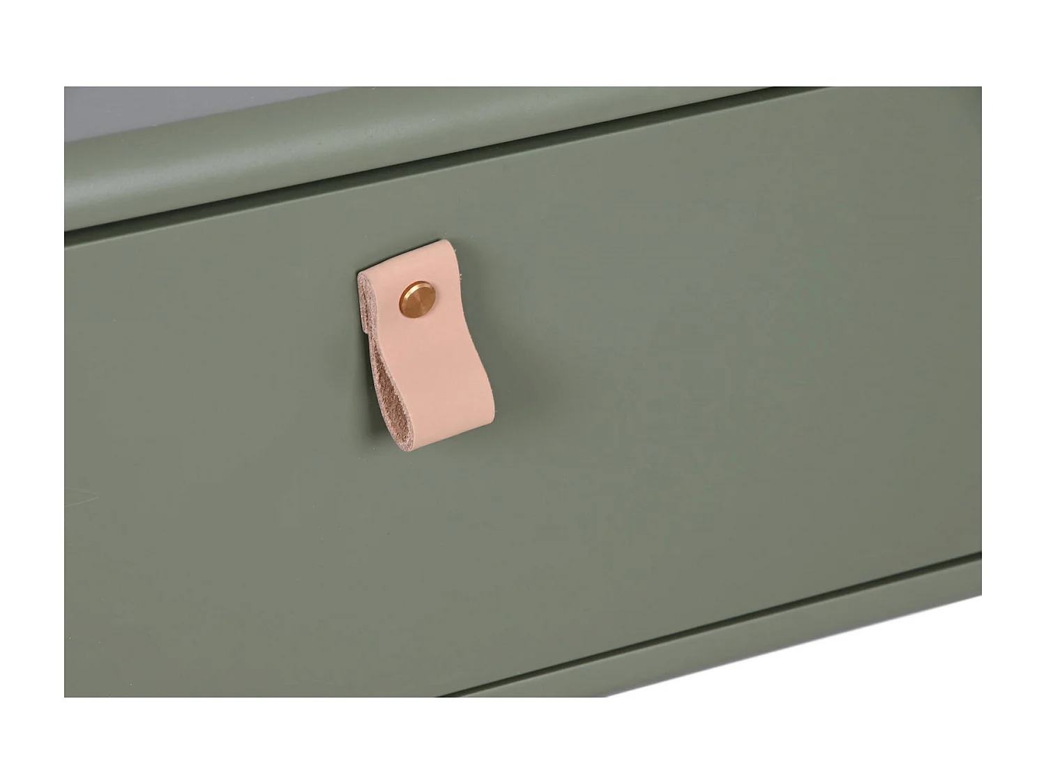 Table basse élégante verte et pratique salon moderne