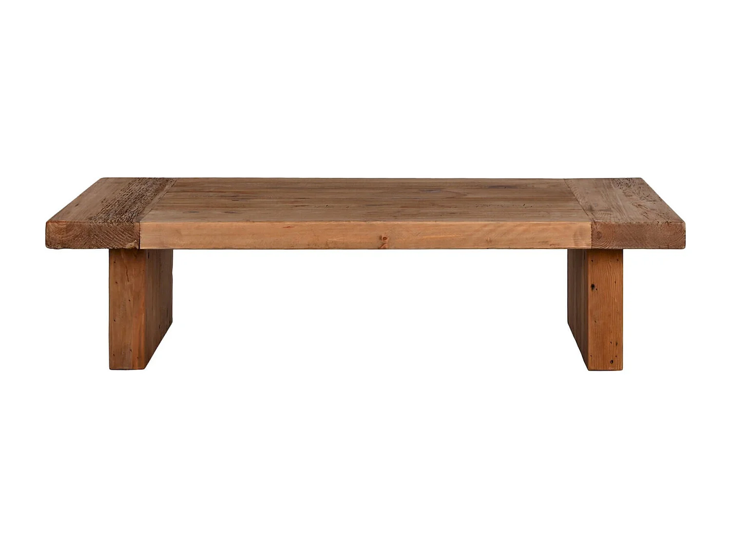 Table basse en bois recyclé de pin esprit naturel chaleureux