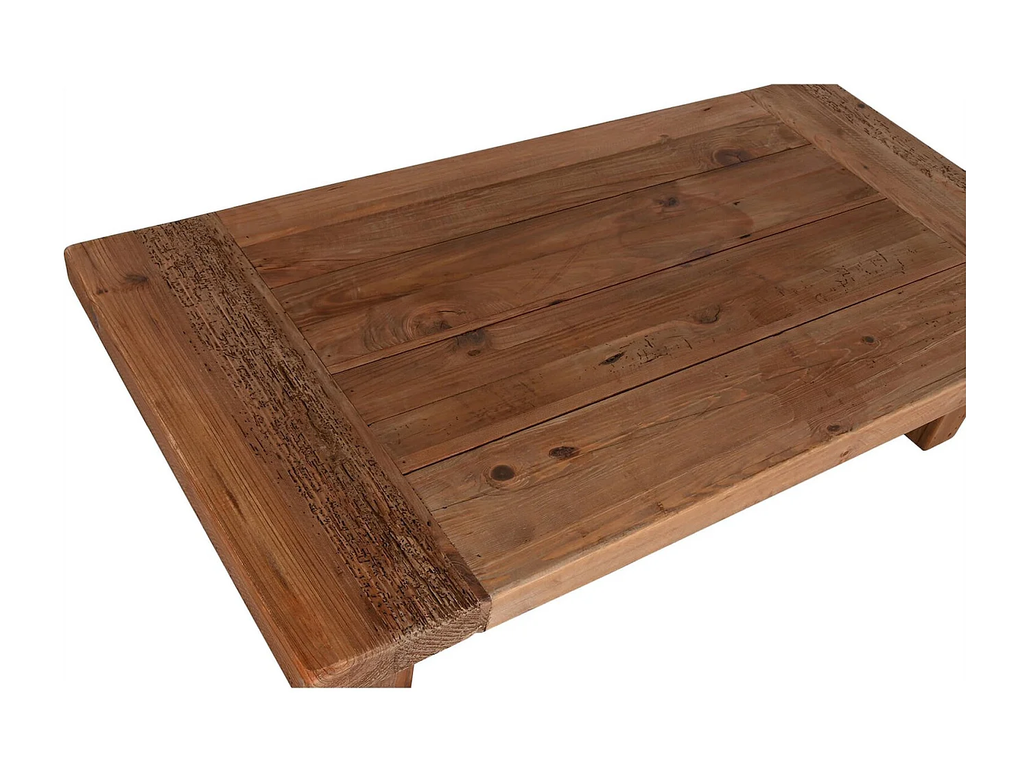 Table basse en bois recyclé de pin esprit naturel chaleureux