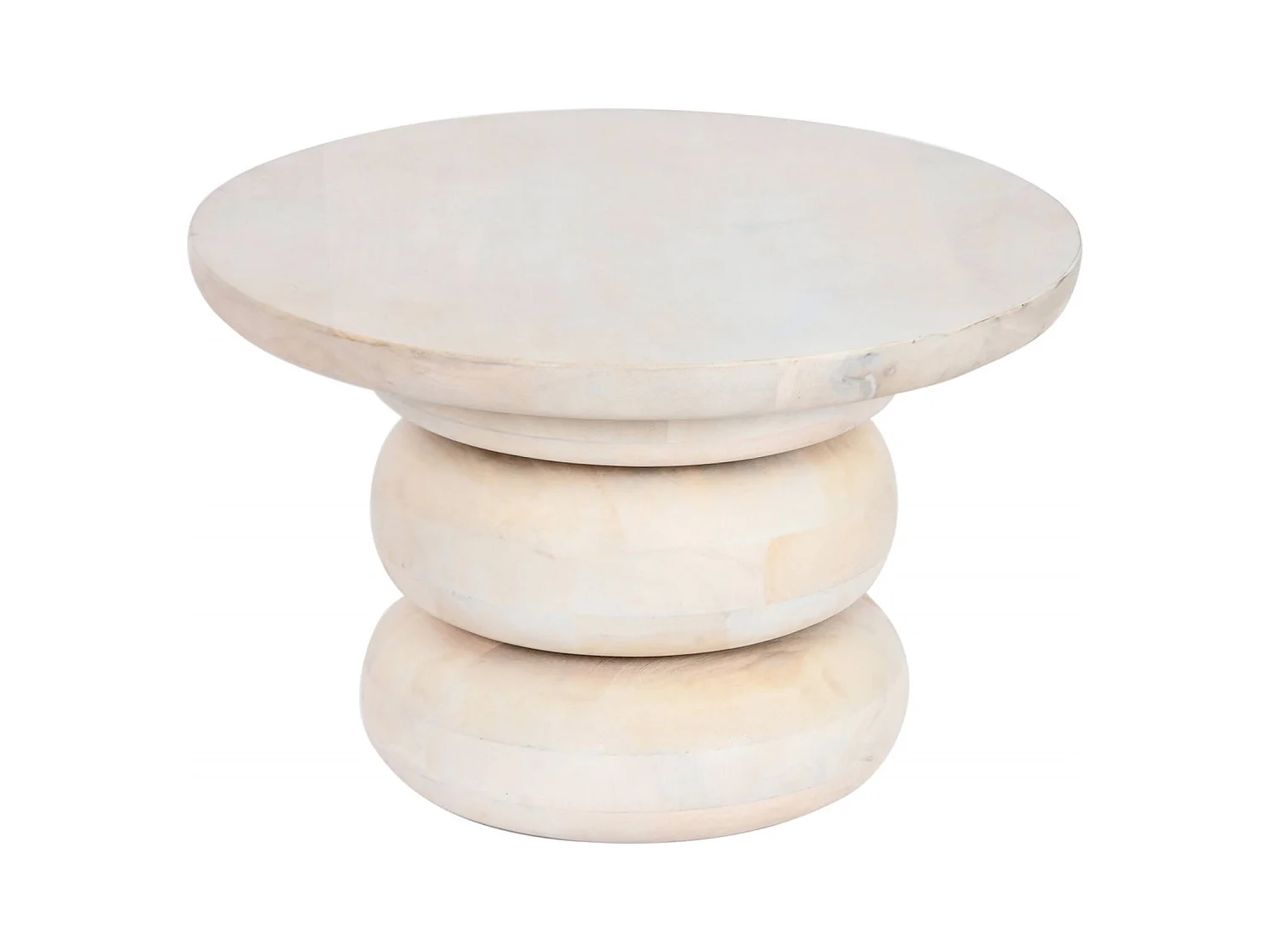 Table basse blanche minimaliste pour salon élégant