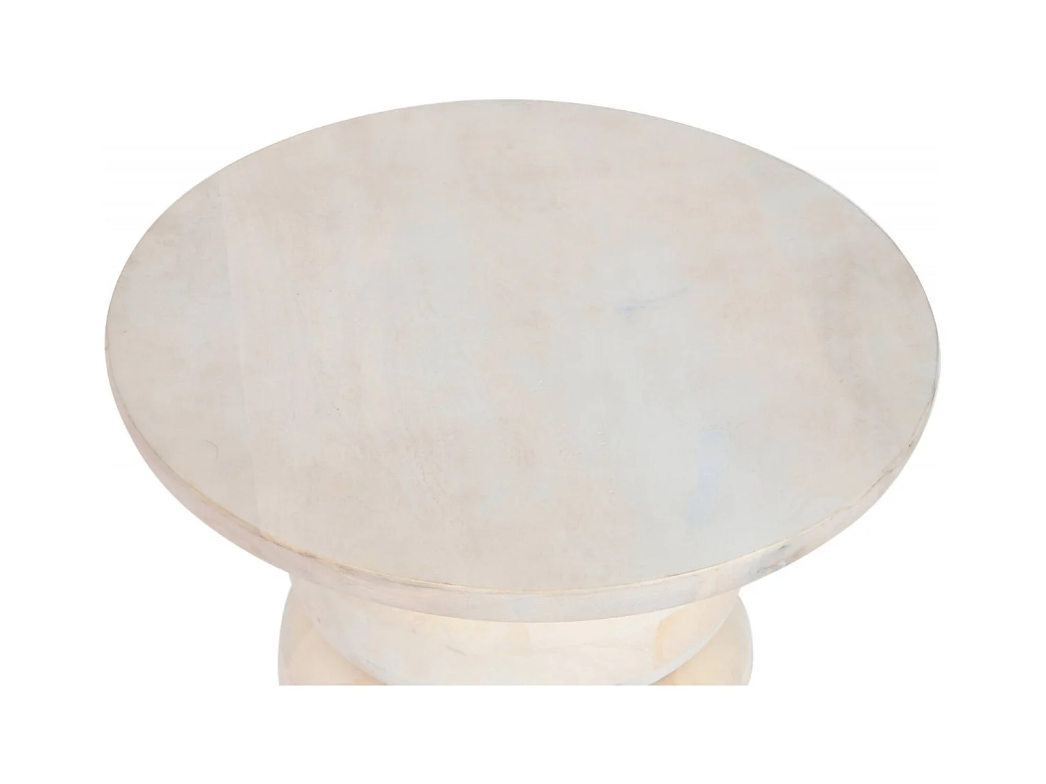 Table basse blanche minimaliste pour salon élégant