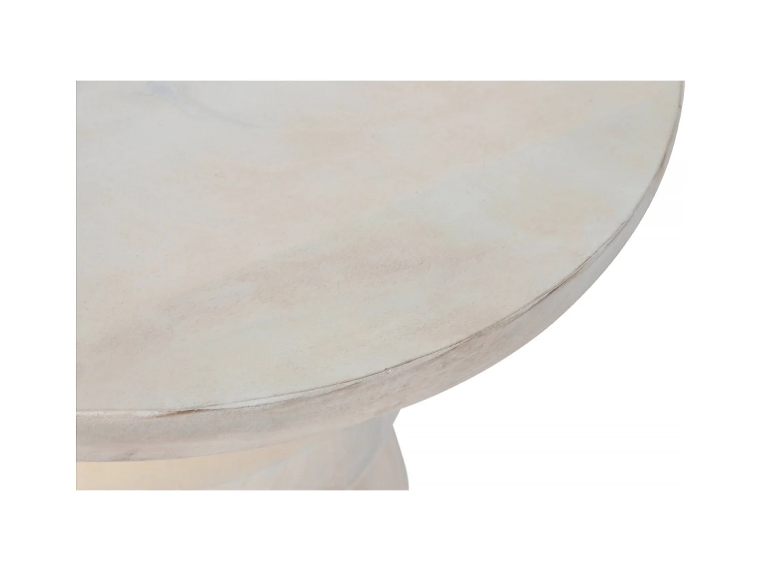 Table basse blanche minimaliste pour salon élégant