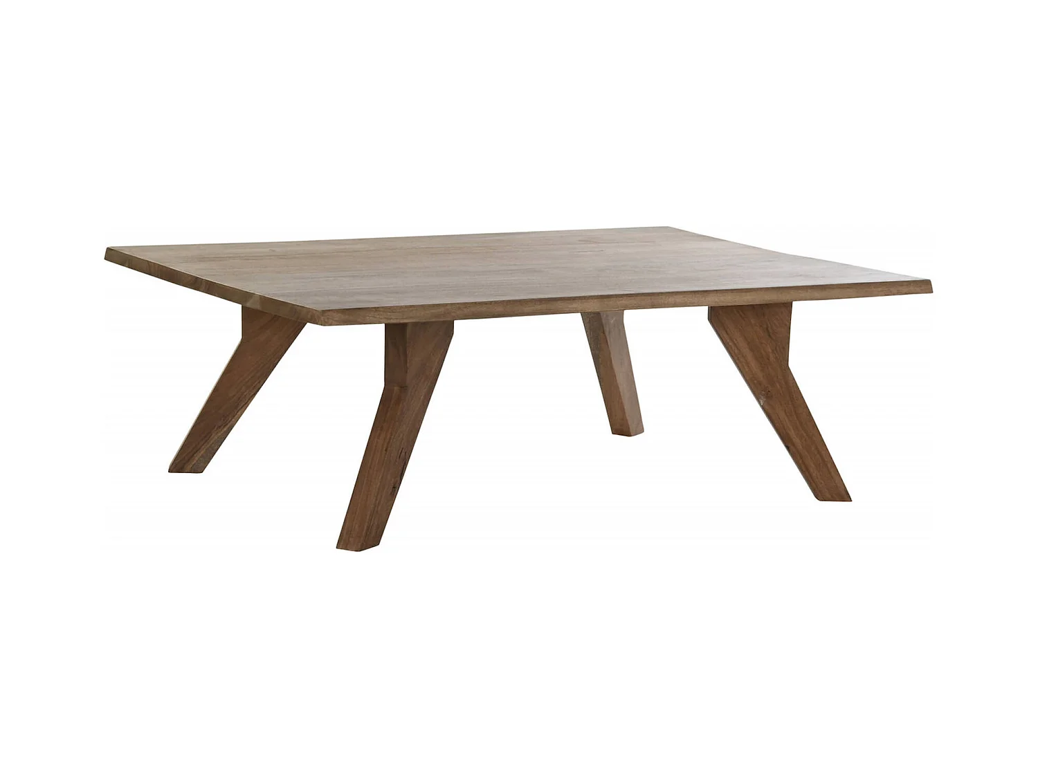 Table basse élégance moderne en acacia brun