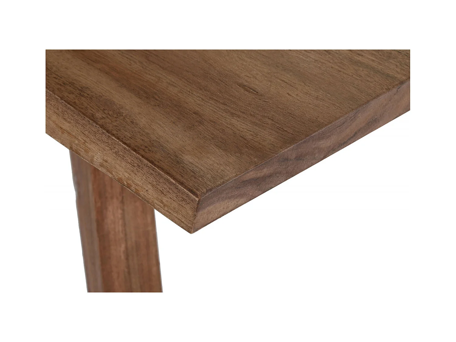 Table basse élégance moderne en acacia brun