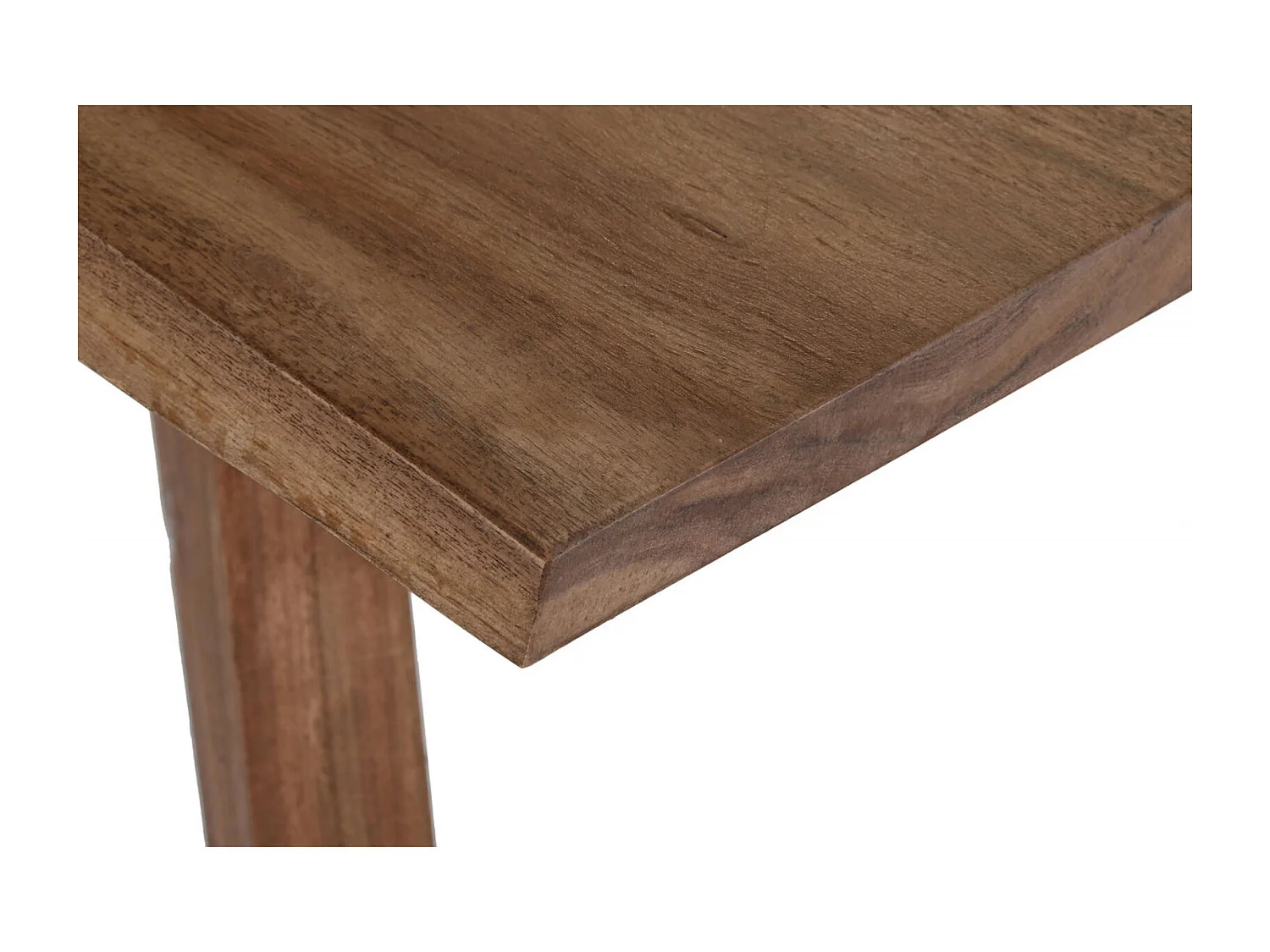 Table basse élégance moderne en acacia brun