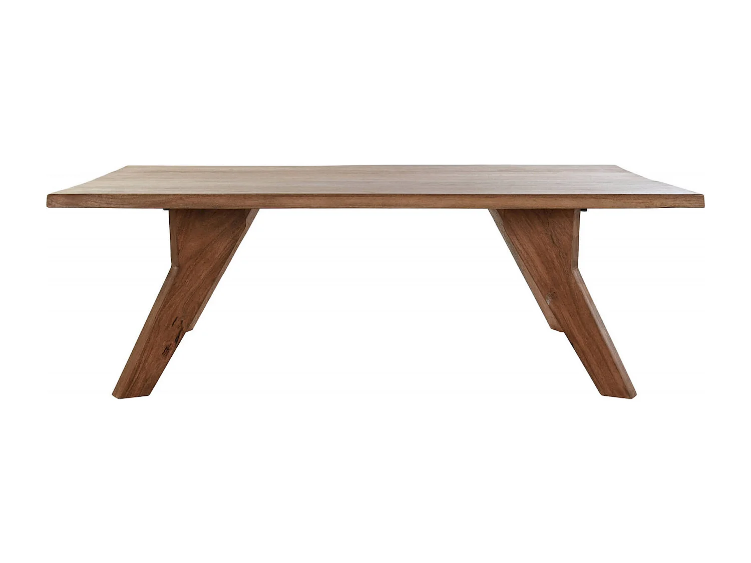 Table basse élégance moderne en acacia brun