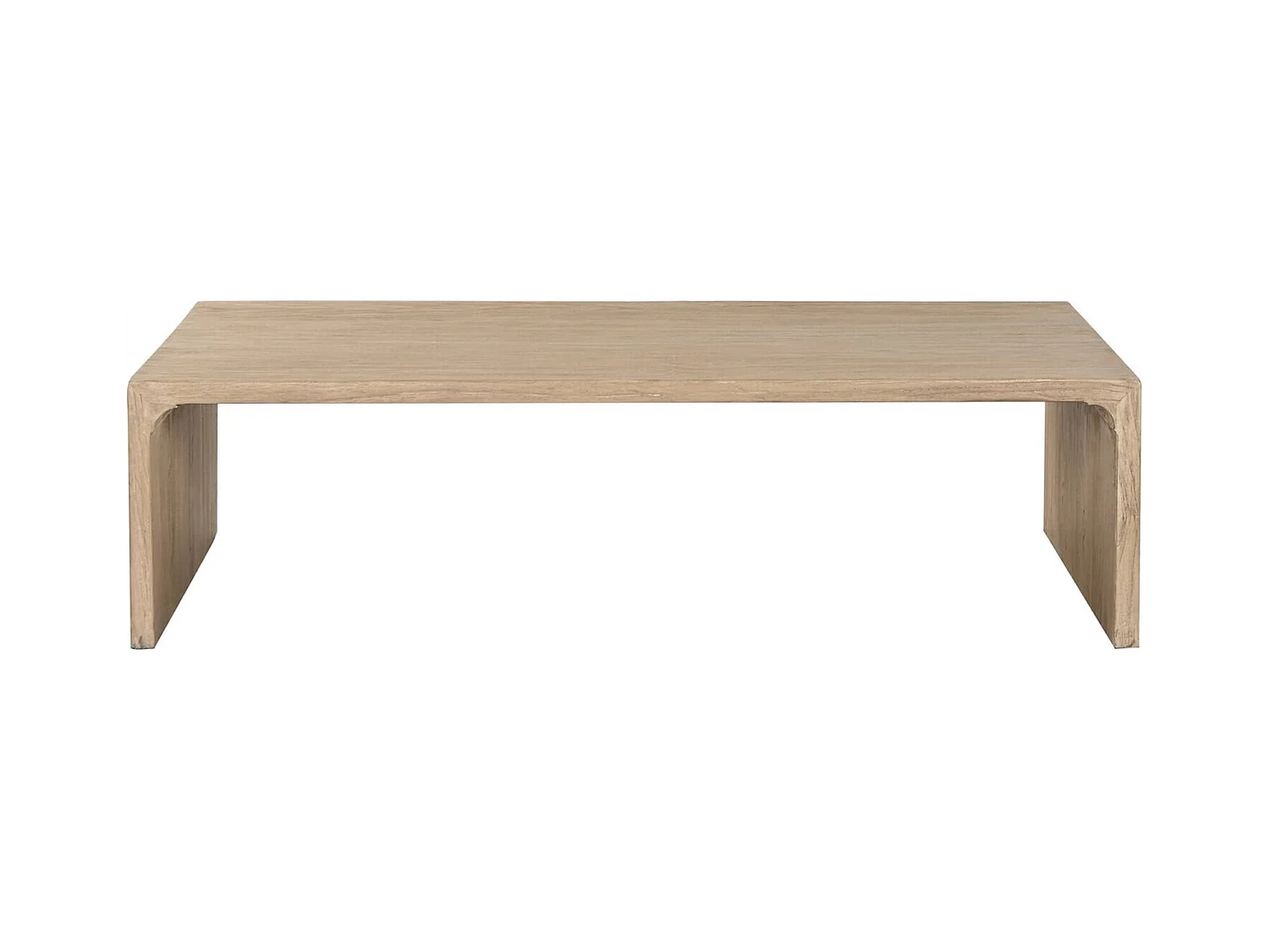 Table basse minimaliste en bois massif olmo style épuré